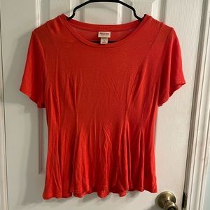 XS MOSSIMO SUPPLY CO. RED/ORANGE TOP